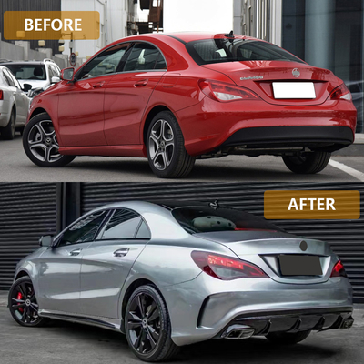 Car Side Skirts for Mercedes Benz CLA W117 Modified to C63 AMG Style 2013-2019 OEM Yes