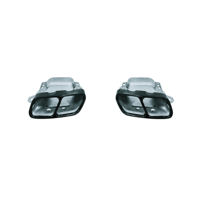 Mercedes-Benz CLA W117 2013-2019 four-out tail throat Black Chrome Exhaust Muffler Pipe