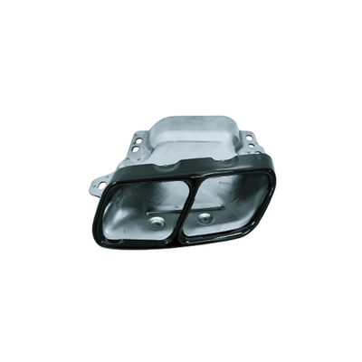 Mercedes-Benz CLA W117 2013-2019 four-out tail throat Black Chrome Exhaust Muffler Pipe