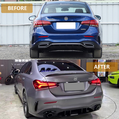 Unleash the Power of Your A Class W177-A45 Mercedes Benz Rear Body Kits with Tail Lip