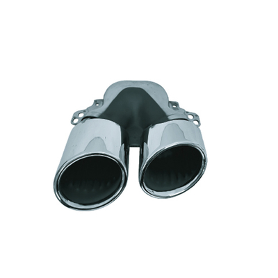 Upgrade Your CLA to a Modern Luxury with this Split Ellipse Tailpipe Throat in Black