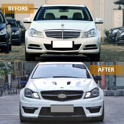 OEM Yes Front Bumper Kits Car Facelift Body Kits Upgrade AMG for Mercedes-Benz C-Class W204 2011-2014