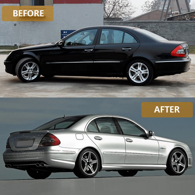 Custom Logo Accepted Mercedes-Benz E-CLASS W211 Car Side Skirts Direct Modification
