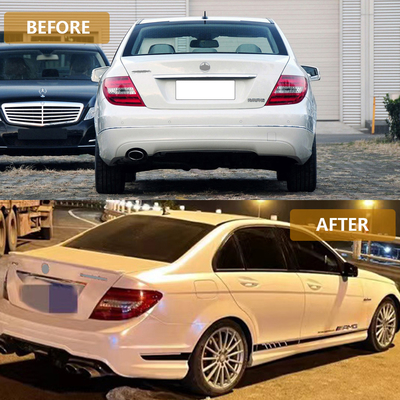 Enhance Your Benz C-class W204 with C63 Led Rear Tail Lights Color Temperature 5000K