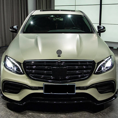 Front Lip for Mercedes-Benz E-Class W213/C238-E63 2016-2020 AMG Logo Custom Accepted