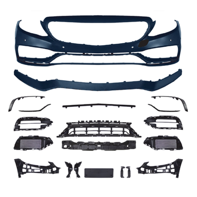 Mercedes Benz C-Class W205 to C63 AMG with Modern Luxury Front Bumper