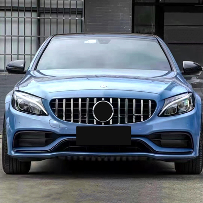 Mercedes Benz C-Class W205 to C63 AMG with Modern Luxury Front Bumper