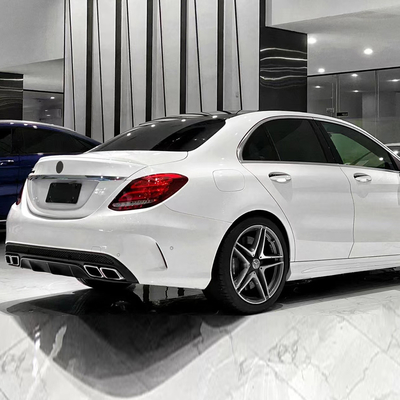Auto Accessories Car Side Skirts Benz C Modified to C63 AMG Style 2015-2018 Body Kits
