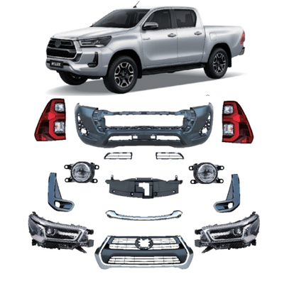 ALPHARD / VELLFIRE with Our 2016 to 2020 Hilux Revo Body Kit Conversion