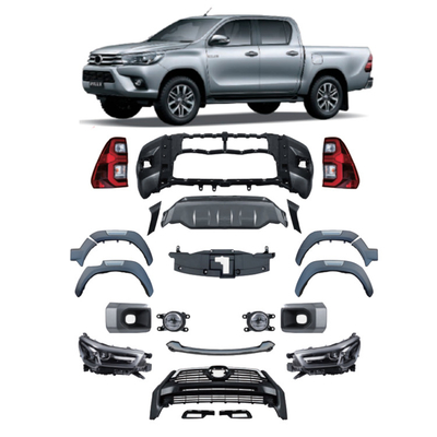Auto Car with 2021 HILUX ROCCO Type Body Kit in Business/Luxury Design Style