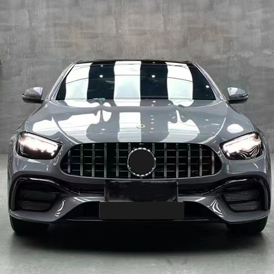 E-Class W213 2016- AMG 21-23 Body Kit Car Bumpers Front Lip Rear Diffuser Exhaust Tips Side Skirts for Benz
