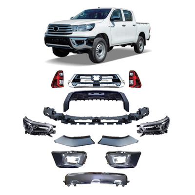 Toyota Hilux Middle East with 2020 Body Kit and 4x4 Offroad Accessories