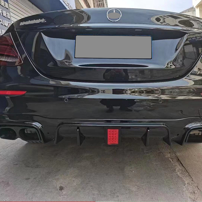 Benz E-CLASS W213 with Rear Bumper Lip Tail Throat and Exhaust Pipe