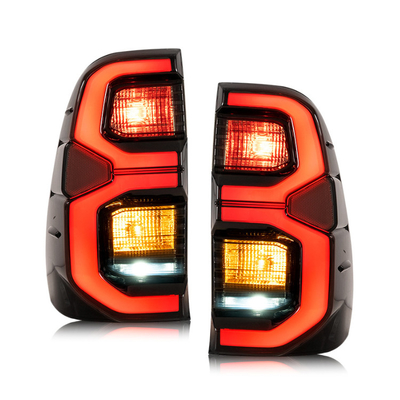 Tested Hiace 2020 Tail Lights for Toyota Hilux Rocco DRL Brake Turn Signal Stop Light
