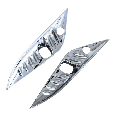 2024 Toyota Alphard Carbon Fiber Chrome Decoration Styling ABS Front Fog Light Cover