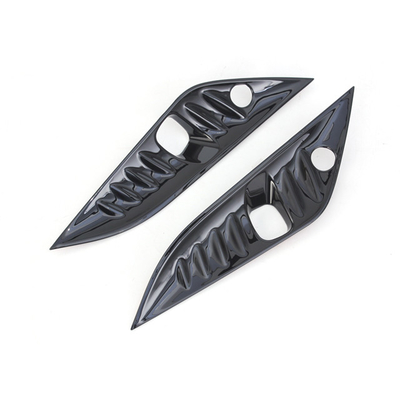 2024 Toyota Alphard Carbon Fiber Chrome Decoration Styling ABS Front Fog Light Cover
