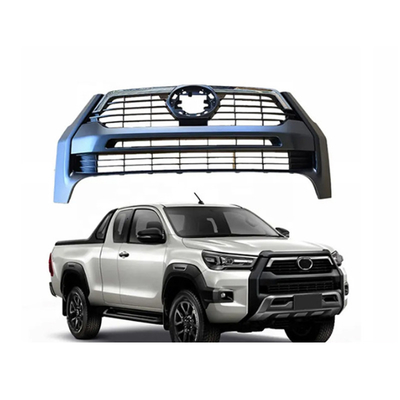 Car Fitment Toyota Hilux Rocco 2021 Front Bumper Grille for Pickup Auto Parts