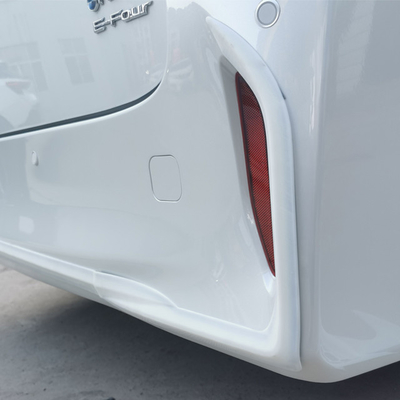 Geometric Design Style Stainless Steel Rear Fog Light Cover for 2024 Toyota Alphard