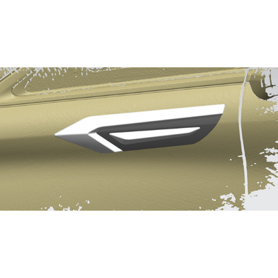 Silver/Black ABS Chrome Plated External Accessories for Toyota Alphard2024 Door Fender