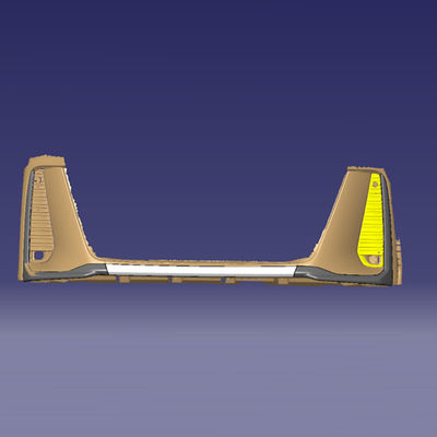 ABS Car Front Bumper Skid Protector for Toyota Alphard Vellfire 2024 As per Drawings