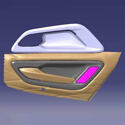 Products Name Car Inner Door Trims for Toyota Alphard Vellfire Stylish Accessories