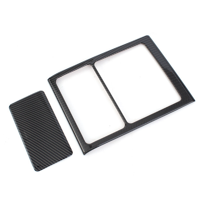 Toyota Tacoma 2024 2025 Car Interior ABS Carbon Fiber Black Head Light Switch Button Cover Trim 1pcs