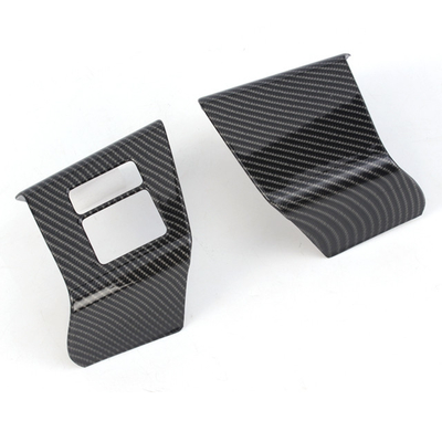 2024 Toyota Alphard Carbon Fiber Door Control Switch Cover for ABS Interior Accessories