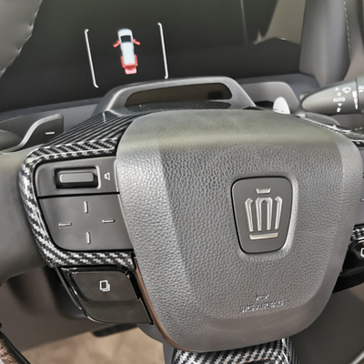 Decoration Design Style Carbon Fiber Steering Wheel Decoration for Toyota Alphard 2024