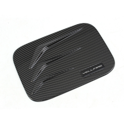 Other Car Fitment Carbon Fiber Chrome Fuel Tank Trim Cover for 2024 Toyota Alphard