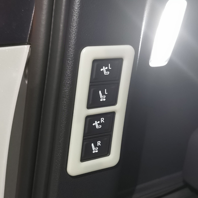 Upgrade Your Toyota Alphard 2024 with Stylish Third Row Seat Button Frame ABS Material