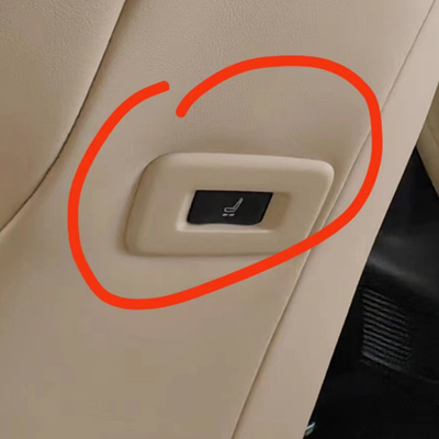 2024 Toyota Alphard Vellfire Middle Row Seat Side Button Decoration in WHITE/Black/Tan