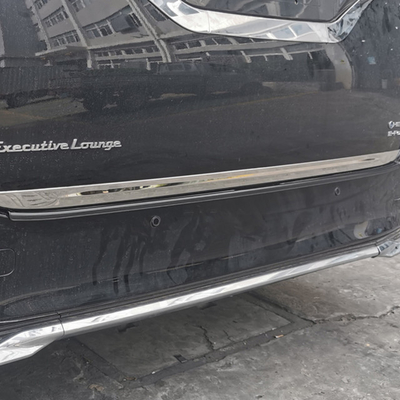 Toyota Alphard Vellfire 2024 Stern door trim with Silver ABS exterior styling and OEM