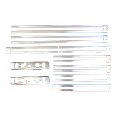Stainless Steel Decorative Rail Trims for Toyota Alphard Vellfire2024 Interior Kits