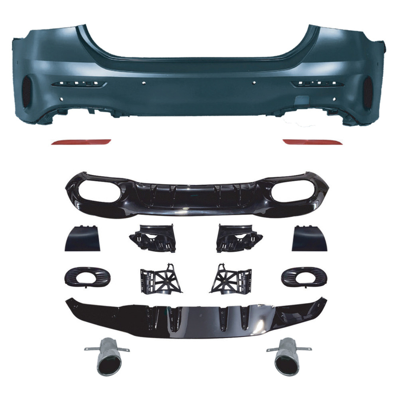 Unleash the Power of Your A Class W177-A45 Mercedes Benz Rear Body Kits with Tail Lip