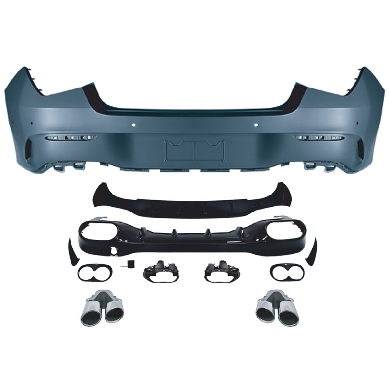 Mercedes Benz CLA W118 Rear Bumper and Diffuser Lip with Throat Exhaust Other Body Parts