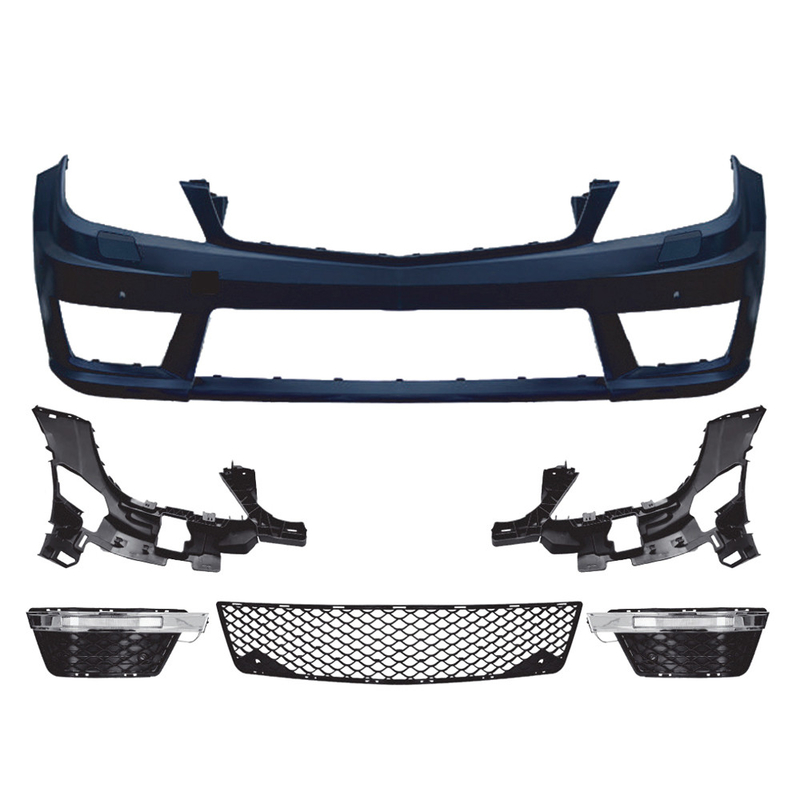 OEM Yes Front Bumper Kits Car Facelift Body Kits Upgrade AMG for Mercedes-Benz C-Class W204 2011-2014