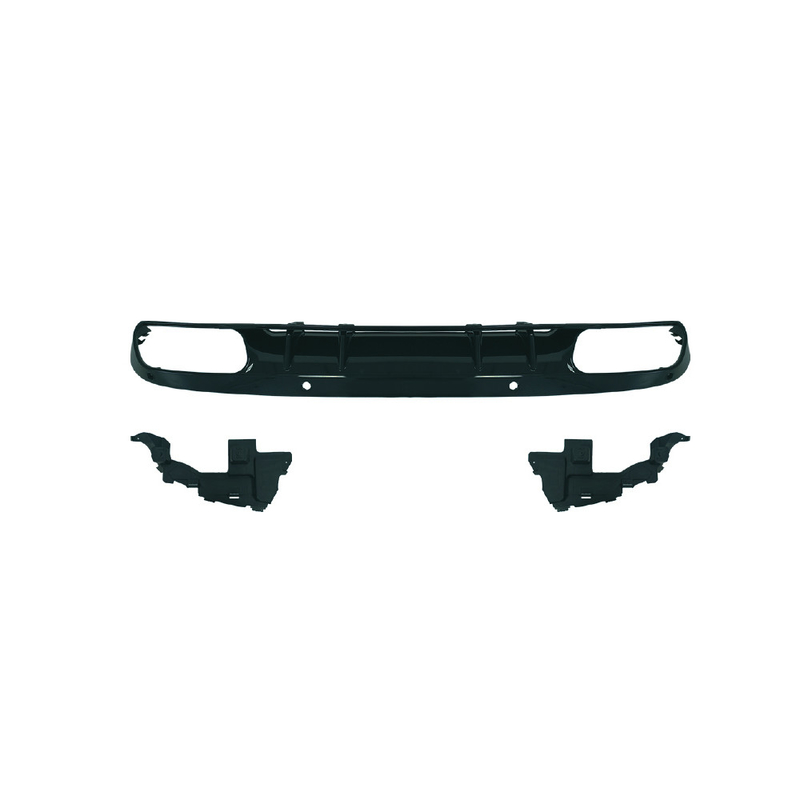 15-18 Mercedes-Benz C-CLASS W205 with C63 AMG Style Rear Lip and Tail Lip