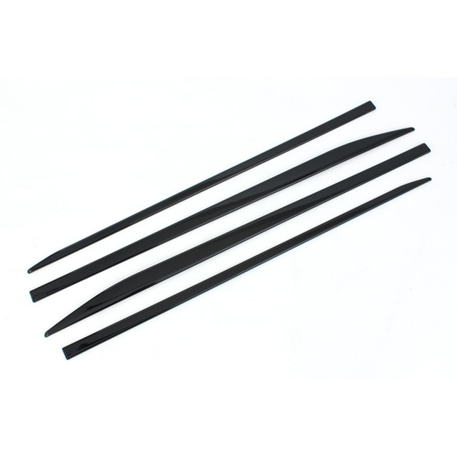 4PCS ABS Door Moulding Trim For Toyota Corolla 2004-2013 Nomal Drawing Format ABS Trim