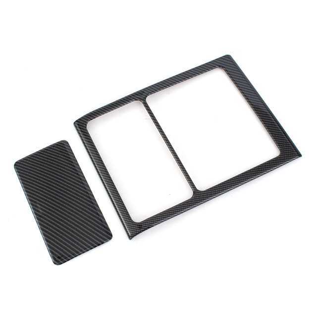 Toyota Tacoma 2024 2025 Car Interior ABS Carbon Fiber Black Head Light Switch Button Cover Trim 1pcs